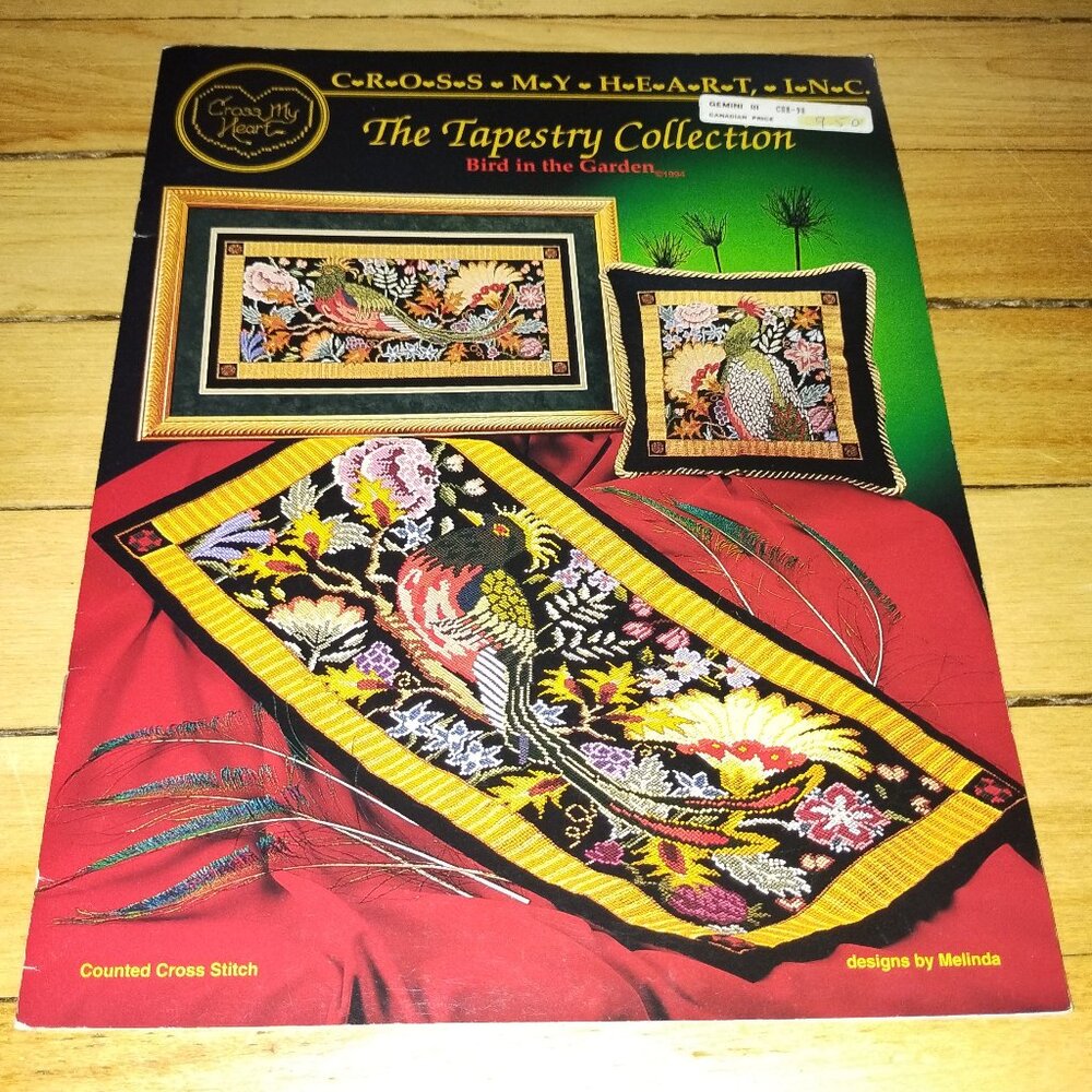 Cross My Heart Tapestry Collection Counted Cross Stitch ( 1994)